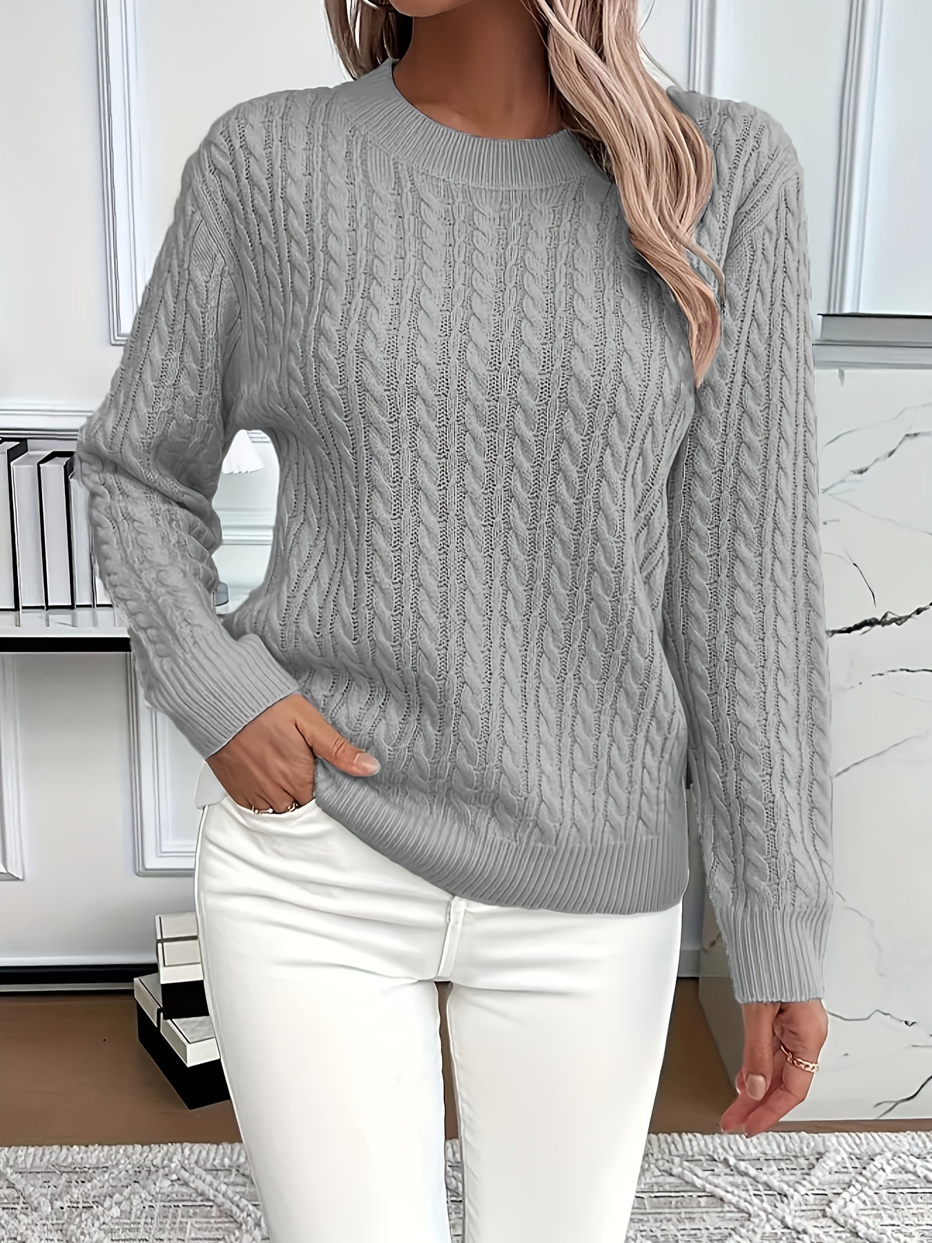 Liora™ | Stickad Tröja för Dam