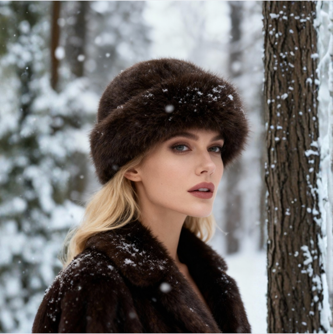 Liora - Pälsmössa för vinterdagar