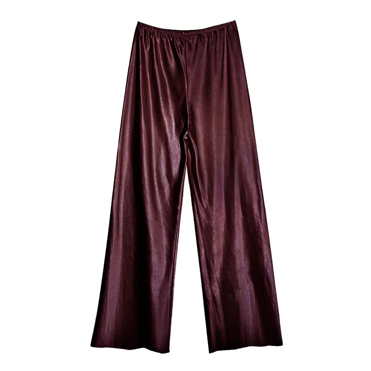 Romani™ | Satin Byxor med Vid Ben