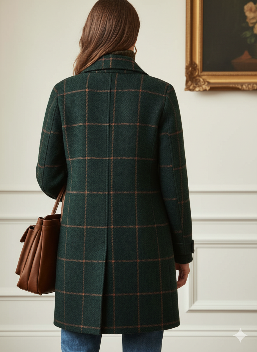 Liora™ – Elegant rutig kappa