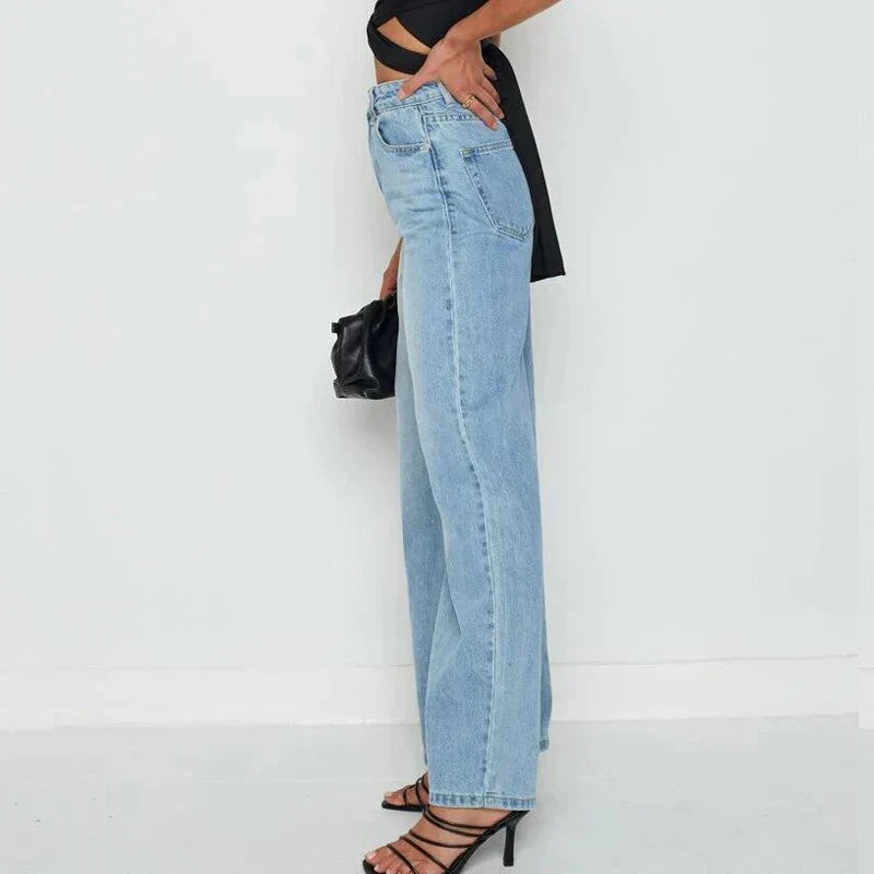 Romani™ | Mid Rise - Vid Passform Denim Jeans