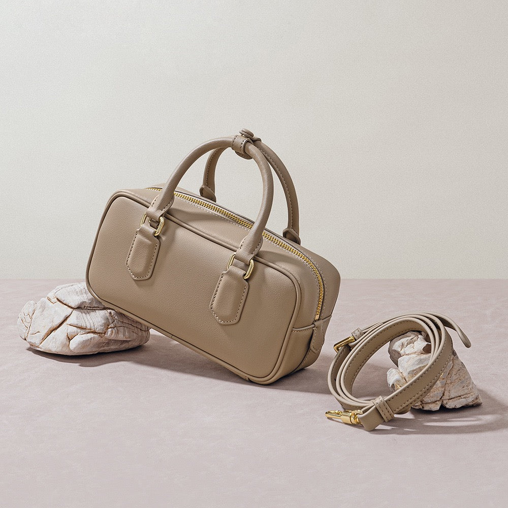 Romani™ | Vintage Äkta Läder Crossbody Handväska