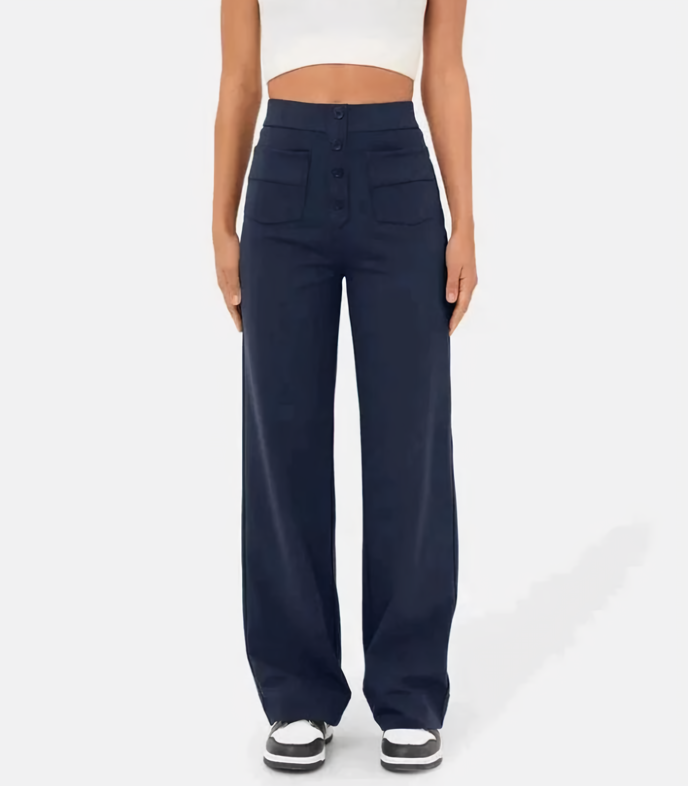 Romani™ | Högmidjade Stretchbyxor