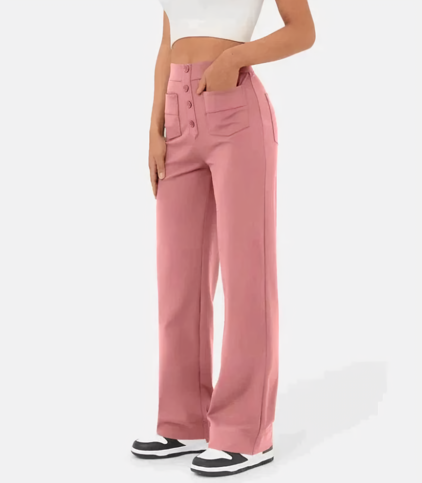 Romani™ | Högmidjade Stretchbyxor