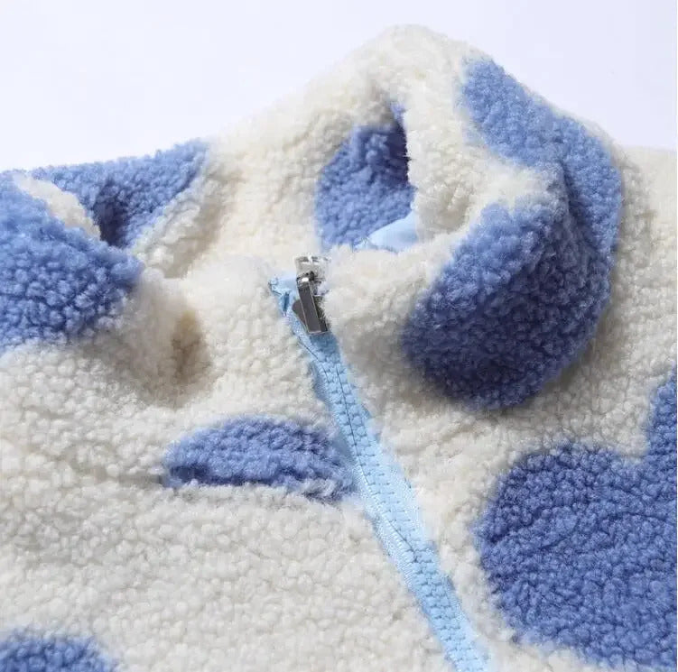 Liora™ - Vändbar jacka med hjärtmönster