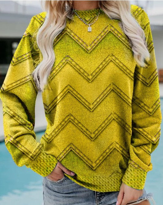 Romani™ | Geometrisk Kashmir-Sweatshirt