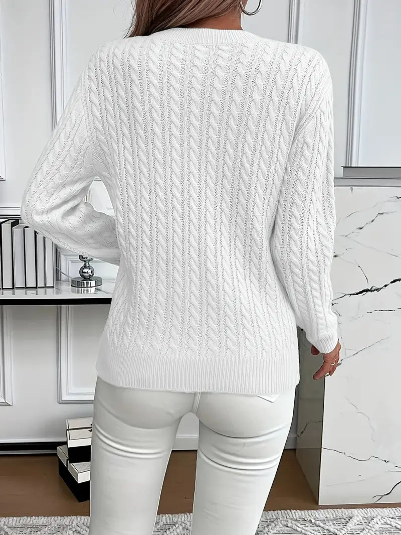 Liora™ | Stickad Tröja för Dam