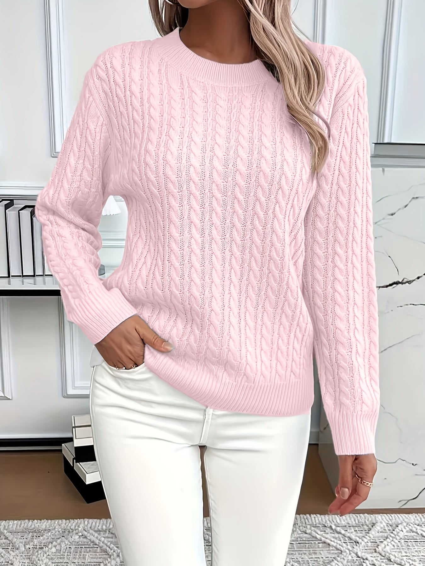 Liora™ | Stickad Tröja för Dam