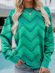 Romani™ | Geometrisk Kashmir-Sweatshirt