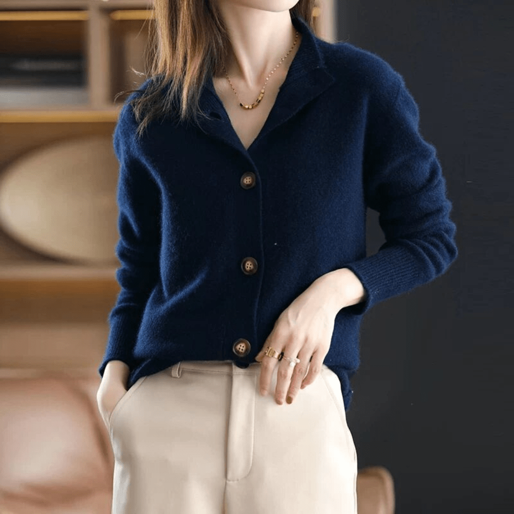 Romani™ | Stickad Cashmere-Väst