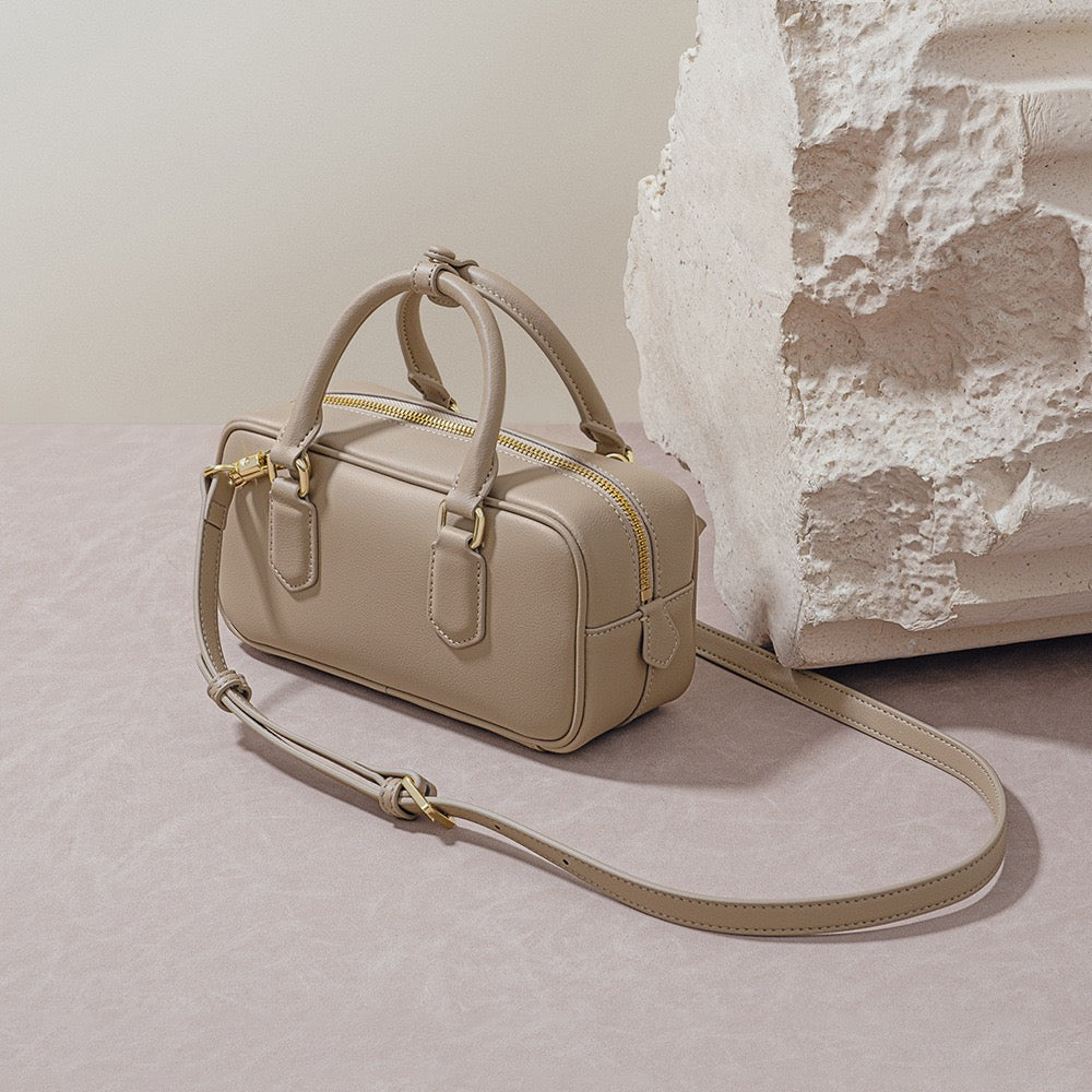 Romani™ | Vintage Äkta Läder Crossbody Handväska