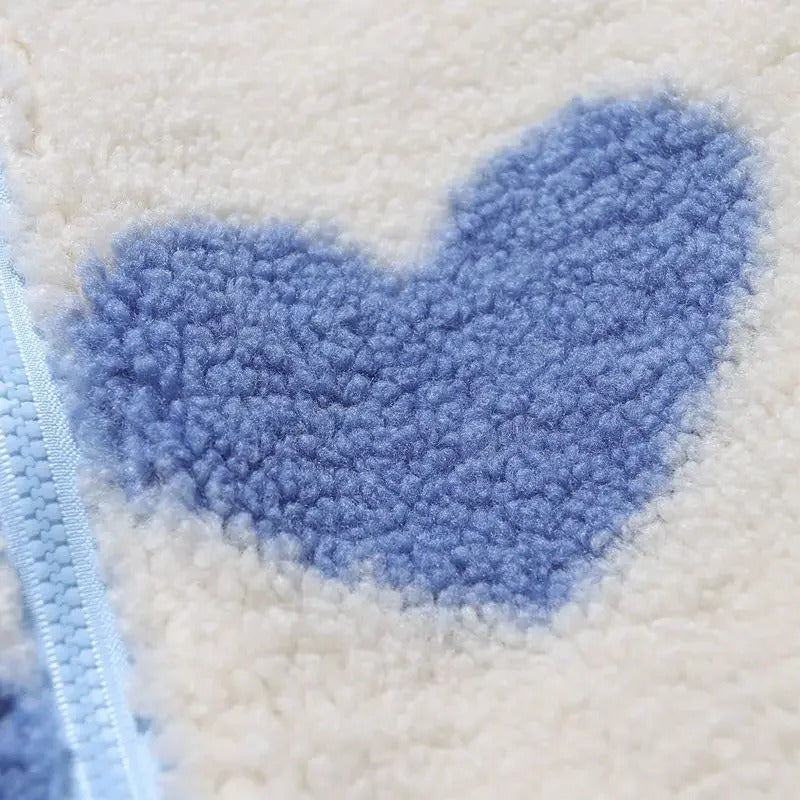 Liora™ - Vändbar jacka med hjärtmönster