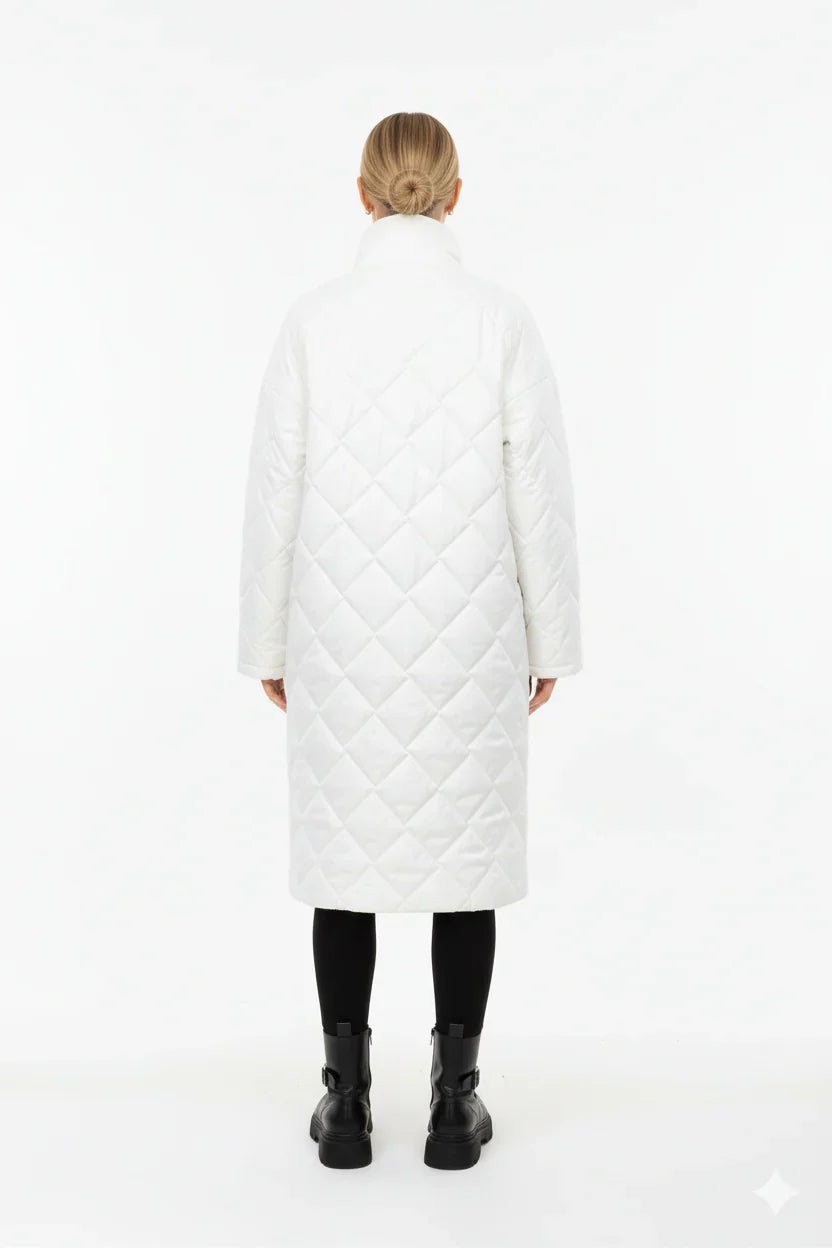 Ella™  | Dubbelvävd jacka med panterprintfoder